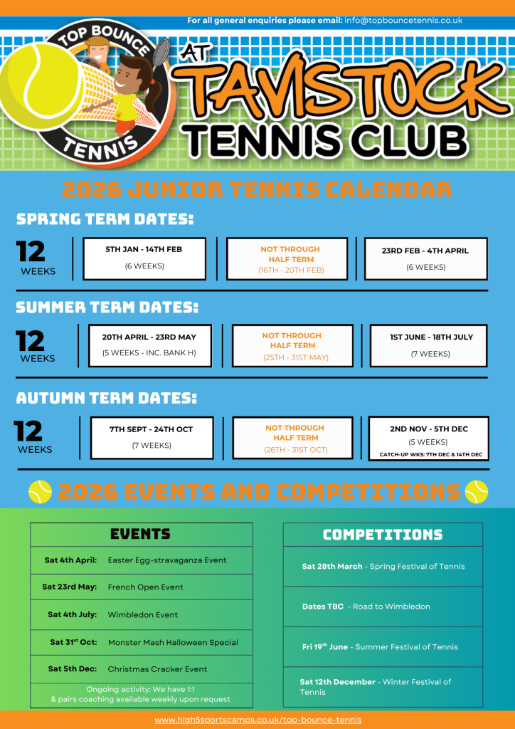 Tavistock Tennis 2026